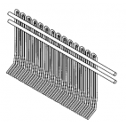 Front Wire Comb Scraper For Biro Tenderizer T3116